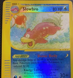 Pokemon TCG: Slowbro Aquapolis #33/147 Reverse Holo LP/NM Condition - Image 2