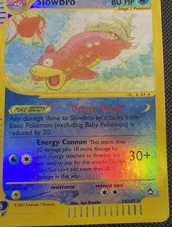 Pokemon TCG: Slowbro Aquapolis #33/147 Reverse Holo LP/NM Condition - Image 4