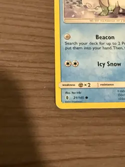 Pokemon TCG Alolan Vulpix 21/145 Guardians Rising - Image 5