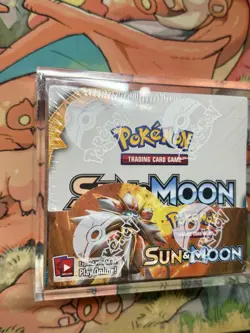 Pokemon Sun and Moon Base Set Booster Box - Factory Sealed With Acrylic Case - Image 2