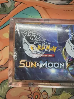 Pokemon Sun and Moon Base Set Booster Box - Factory Sealed With Acrylic Case - Image 4