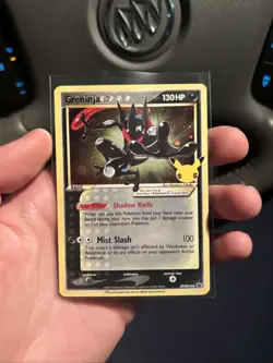 Pokemon Greninja SWSH144 25th Anniversary Black Star Promo Holo 2021 - Image 1