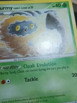 HP Burmy Sand Cloak 57/99 Platinum Arceus Pokemon TCG - Image 5