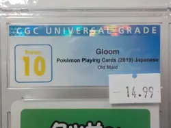 G813 2019 CGC GEM MINT 10 Gloom Japanese Pokemon Old Maid Playing Card - Image 3