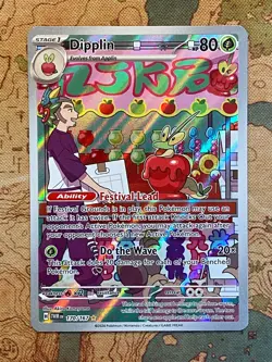 Pokemon Card TCG - Dipplin 170/167 Illustration Rare Twilight Masquerade NM - Image 2