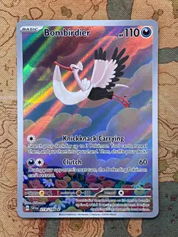 Pokemon Card TCG - Bombirdier 219/198 Illustration Rare Scarlet & Violet NM - Image 1