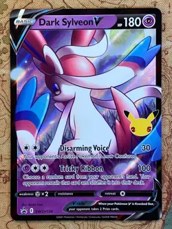 Pokemon Card TCG - Dark Sylveon V SWSH134 Black Star Promo Celebrations NM - Image 2