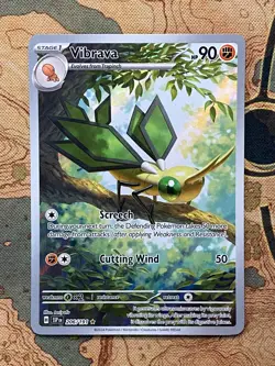 Pokemon Card TCG - Vibrava 206/191 Illustration Rare Surging Sparks Near Mint - Image 1
