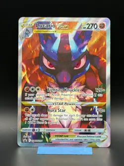 Pokemon Lucario VSTAR SWSH291 Sword & Shield Promo Card, NM Condition - Image 1