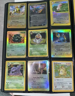 Lot Of 9 Holo & Reverse Pokemon Cards Musk, Dark, Arbok, Elekid, Fearow, Pineco - Image 2