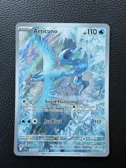 Pokemon TCG Journey Together Articuno IR 161/159 English Full Art Card - Image 1