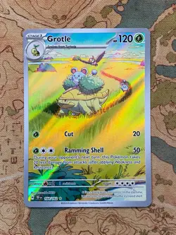 Pokemon Card TCG - Grotle 164/162 Illustration Rare Temporal Forces Near Mint - Image 1