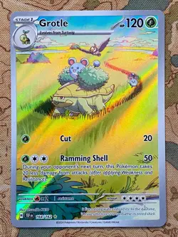 Pokemon Card TCG - Grotle 164/162 Illustration Rare Temporal Forces Near Mint - Image 2