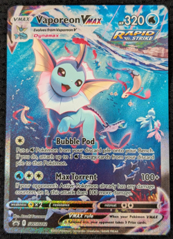 Vaporeon VMAX SWSH182 SWSH: Sword & Shield Promo Cards Holo - Image 1
