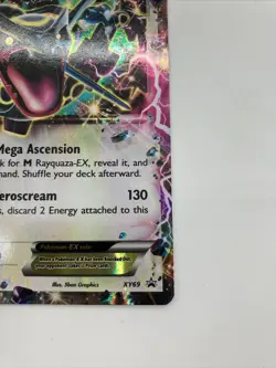Rayquaza EX Shiny Holo Black Star Promo Card XY69 HP Ships fast - Image 4