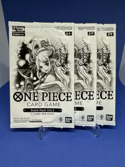 3x One Piece Card Game Event Pack Vol. 3 ENGLISH SEALED TCG - Image 1