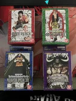Super Pre-Release Starter Deck EMPTY Display Box 1-4 - One Piece Card Game - Image 1