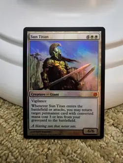 Sun Titan x1 FOIL Duel Decks: Heroes vs. Monsters 2013 NM MTG - Image 1