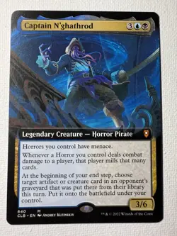 MTG Captain N'ghathrod And The Scarab God NM/LP - Image 2