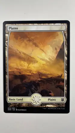 MTG Zendikar Rising Plains 266 Full Art 266/280 Magic the Gathering - Image 1