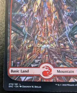 Mountain (Full Art) 278/281 SNC Land Streets Of New Capenna Magic: The Gathering - Image 4