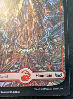 Mountain (Full Art) 278/281 SNC Land Streets Of New Capenna Magic: The Gathering - Image 5