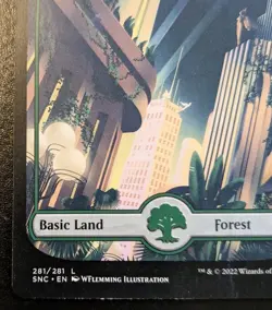 Forest (Full Art) 281/281 SNC Land Streets Of New Capenna Magic: The Gathering - Image 4