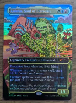 MTG Animar, Soul of Elements Rainbow Foil from Secret Lair Drop NM - Image 1