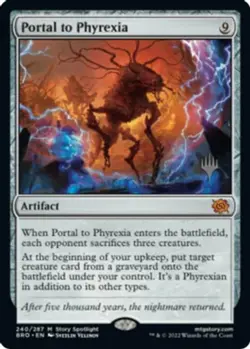 NM-Mint, English MTG Regular Portal to Phyrexia - Promo Pack Promo Pack: The Bro - Image 1