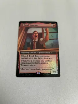 J. Jonah Jameson (Extended Art) - Magic Con Atlanta Promo Foil - Image 1