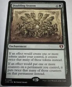 Magic the Gathering MTG Doubling Season CMM #283 Commander Masters NM EDH Staple - Image 3
