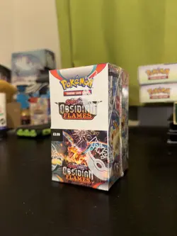 Pokemon TCG Obsidian Flames Half Booster Box (18 Packs) NEW & SEALED - Image 1