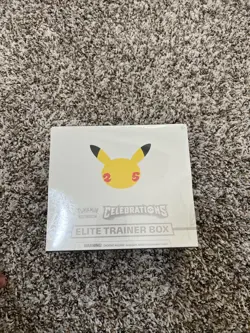 Pokemon TCG Celebrations Elite Trainer Box 25th Anniversary - BRAND NEW SEALED - Image 1
