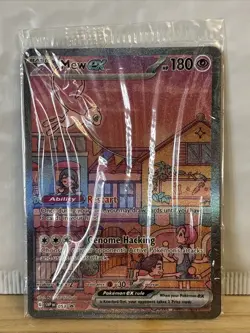 Mew ex SVP 053 Pokemon TCG Scarlet Violet 151 Black Star Promo Full Art SEALED - Image 1