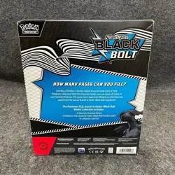 POKEMON Scarlet & Violet Black Bolt Binder Collection, Worn Box - Image 5