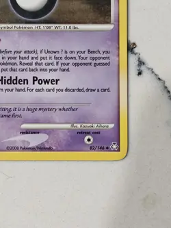Pokemon TCG Unown (U) 82/146 Legends Awakened Regular LP - Image 4