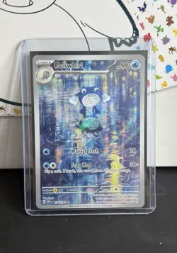 Pokemon TCG Poliwhirl Scarlet & Violet-151 176/165 Illustration Rare! Near Mint - Image 1
