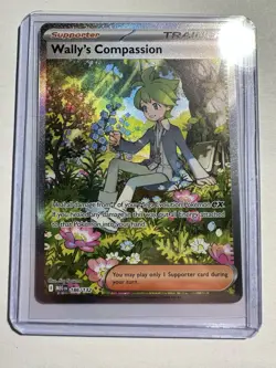 Wally's Compassion 186/132 Special Illustration Rare Pokemon Mega Evolution NM - Image 1