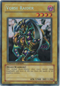 Yu-Gi-Oh! Vorse Raider (NM) Limited Edition Secret Rare CT2-EN003 - Image 1