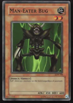 Yu-Gi-Oh TCG The Legend of Blue Eyes White Dragon #LOB-108 Man-Eater Bug - Image 1