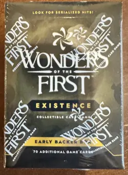 Wonders of the First CCG Kickstarter Early Backer Box 70 Cards SEALED - Image 1