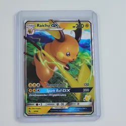 Raichu GX 20/68 - Hidden Fates - Ultra Rare Holo - Pokemon TCG Card LP 2019 - Image 3