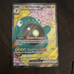 Ionos Bellibolt Ex 172/159 Journey Together Full Art Ultra Rare Pokemon Card NM - Image 1