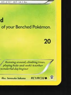 Chikorita RC1/RC32 LP Generations English Pokemon Card TCG - Image 3