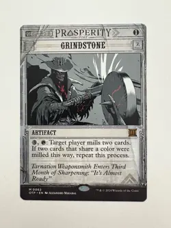 Grindstone Showcase MTG Magic the Gathering Card NM Near Mint OTP - Image 1