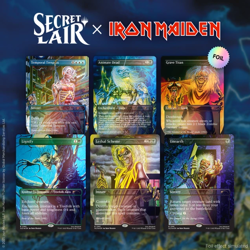 Mtg Magic Card Secret Lair Iron Maiden Album Art FOIL English Sealed Presale - Image 1