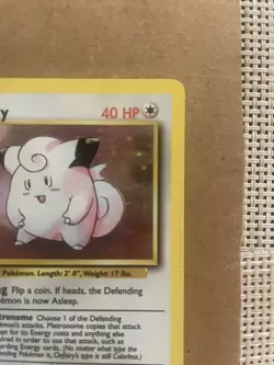 Clefairy #5/102 Base Set Holo Rare Pokemon Card - Image 4