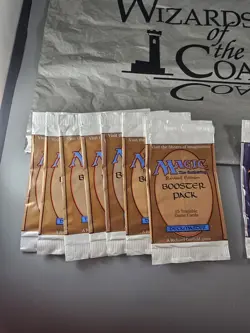 MTG Lot - Empty Booster Packs, Vntg WotC Store Bag, Empty Deck Boxes Revised - Image 5