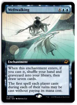 MTG Weftwalking (Extended Art) M EOE 330 NM - Image 1
