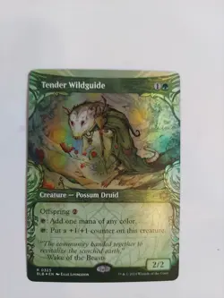 Tender Wildguide (Showcase) Bloomburrow Foil - Image 1
